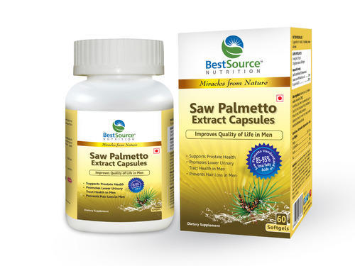 Saw Palmetto Extract Oil Softgel Capsules